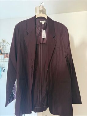 Topshop Plum Blazer